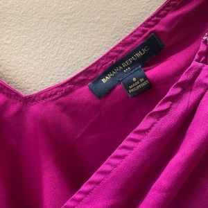 Banana republic mid length lined dress